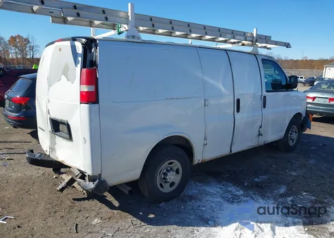 2008 Chevrolet Express Work Van from USA, damaged, VIN 1GCGG25C181218883